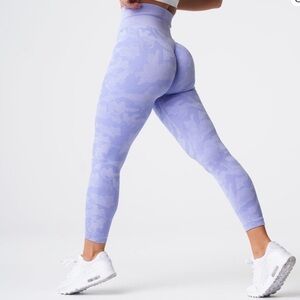 NVGTN Light Purple Camo Seamless Leggings